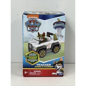 Nickelodeon Paw Patrol Tracker Jungle Cruiser Rescue‎ Vehicle And Pup Toy